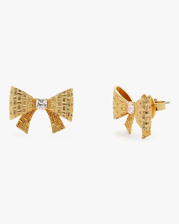 Wrapped In A Bow Studs | Kate Spade (US)