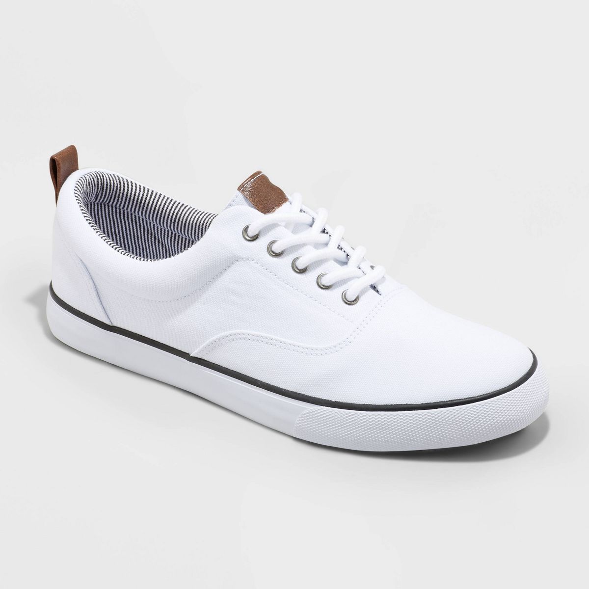 Men's Brady Sneakers - Goodfellow & Co™ White 12 | Target
