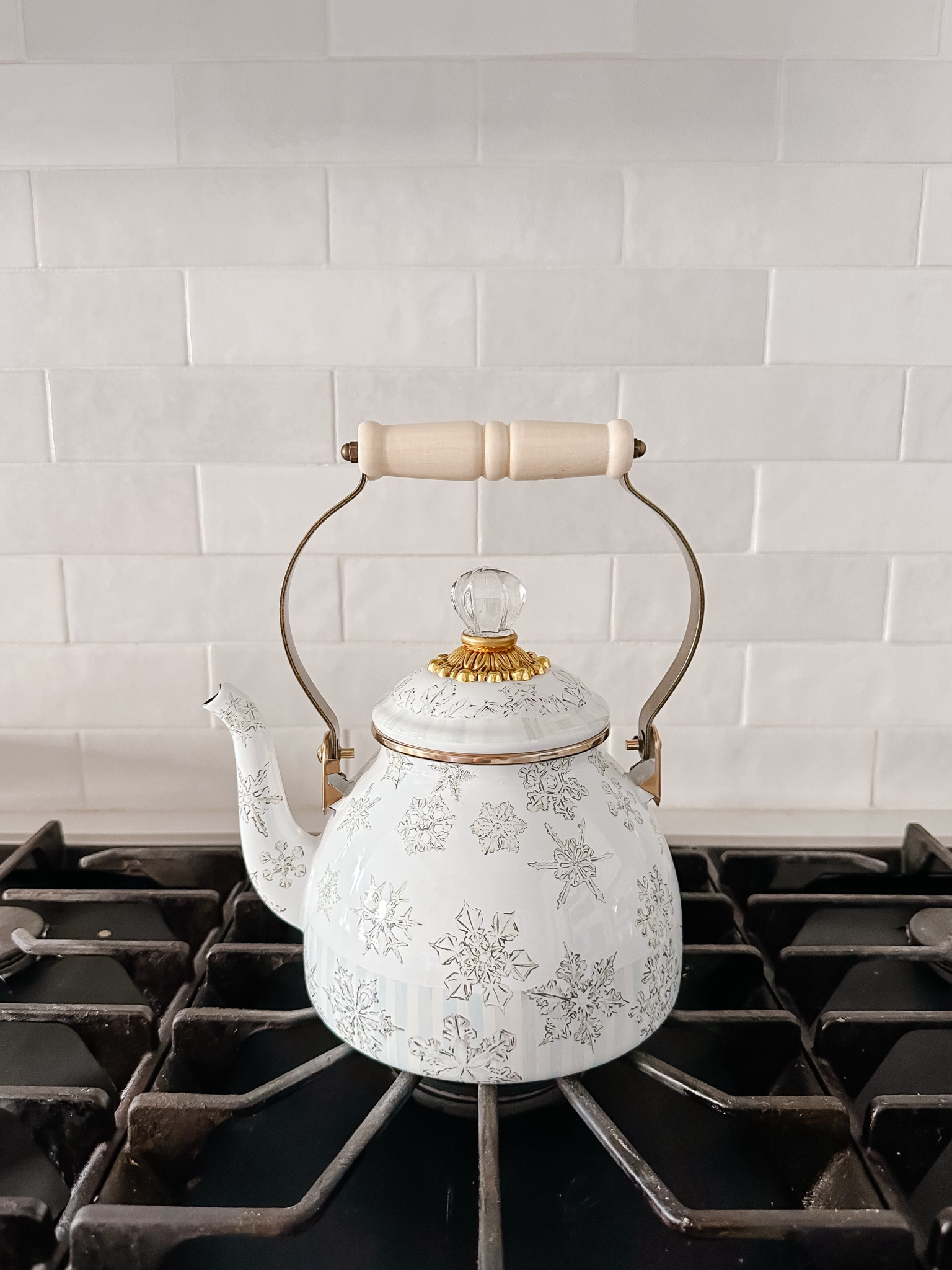 Cute new snowflake tea kettle ❄️

#LTKHoliday #LTKHome #LTKSeasonal