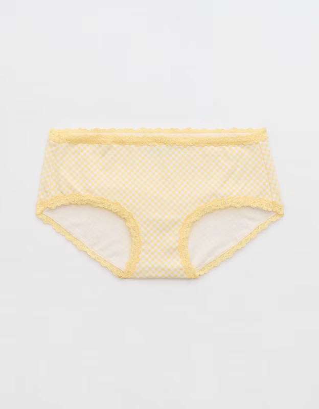 Superchill Cotton Lace Trim Boybrief Underwear | Aerie