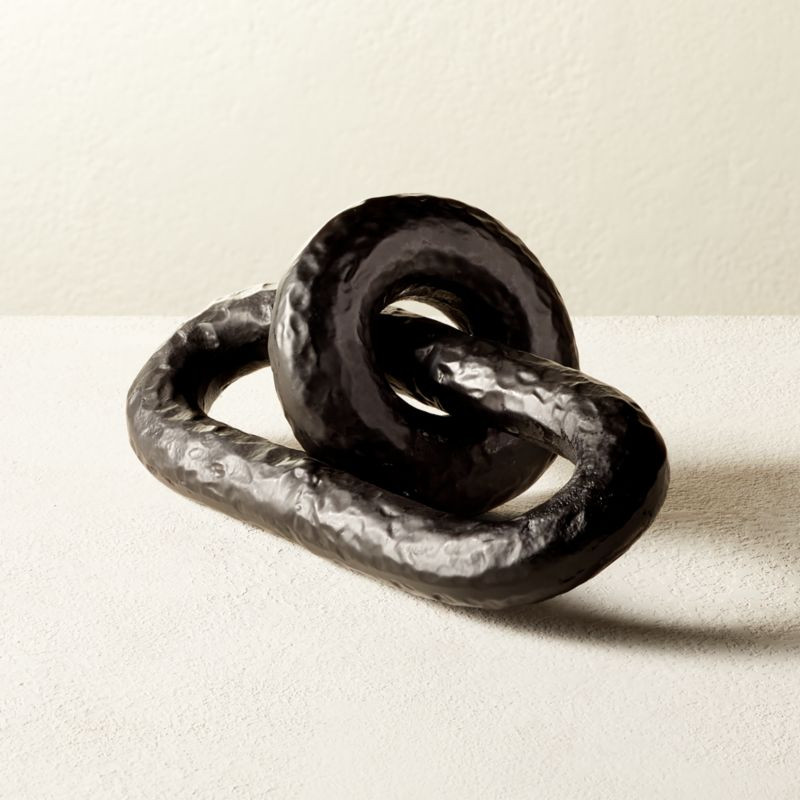 Black Link Sculpture + Reviews | CB2 | CB2