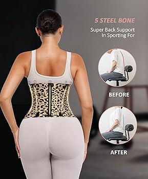 FeelinGirl Waist Trainer Belt Waist Cincher Trimmer Ab Belt Tummy Control Body Shaper with Triple... | Amazon (US)