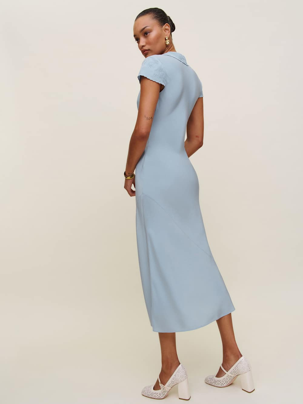 Lydia Silk Dress | Reformation (Global)