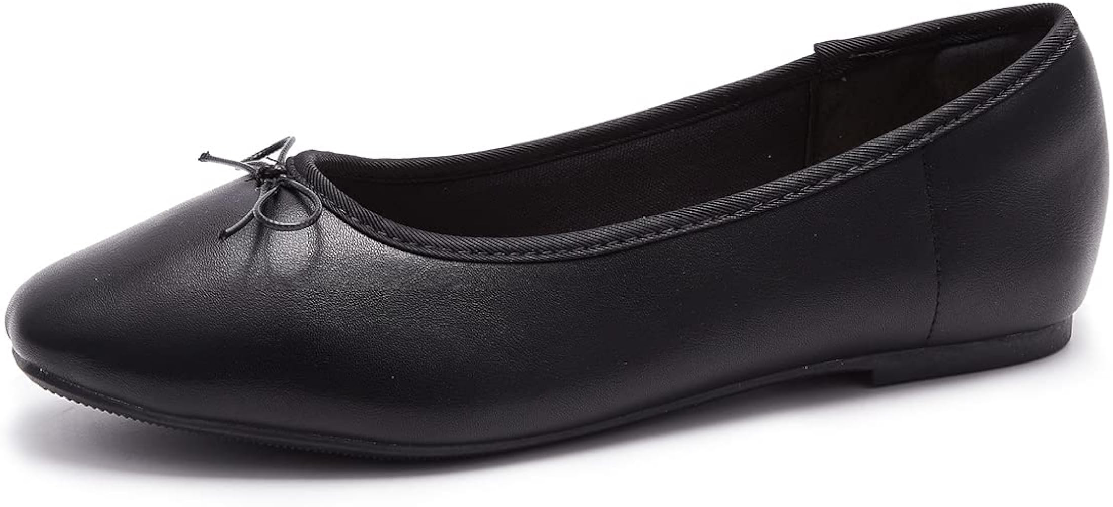 AFEETSING Women's Round Toe Ballet Flats Comfortable Bow Dressy Flats Shoes for Women | Amazon (US)
