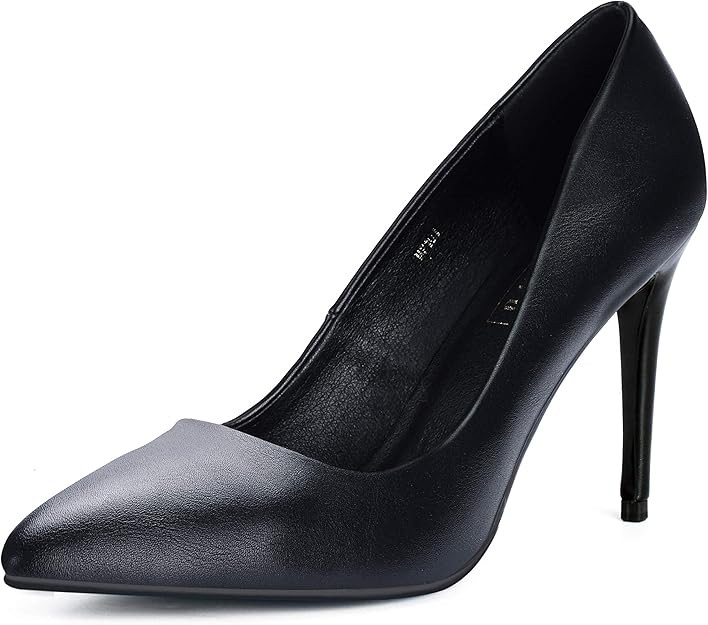 IDIFU Women's IN4 Classic Pointed Toe High Heels Pumps Wedding Dress Office Shoes | Amazon (US)