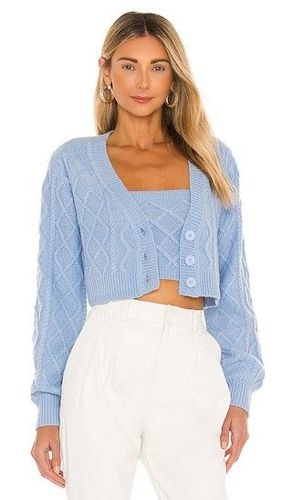 Opal Cardigan in Baby Blue | Revolve Clothing (Global)