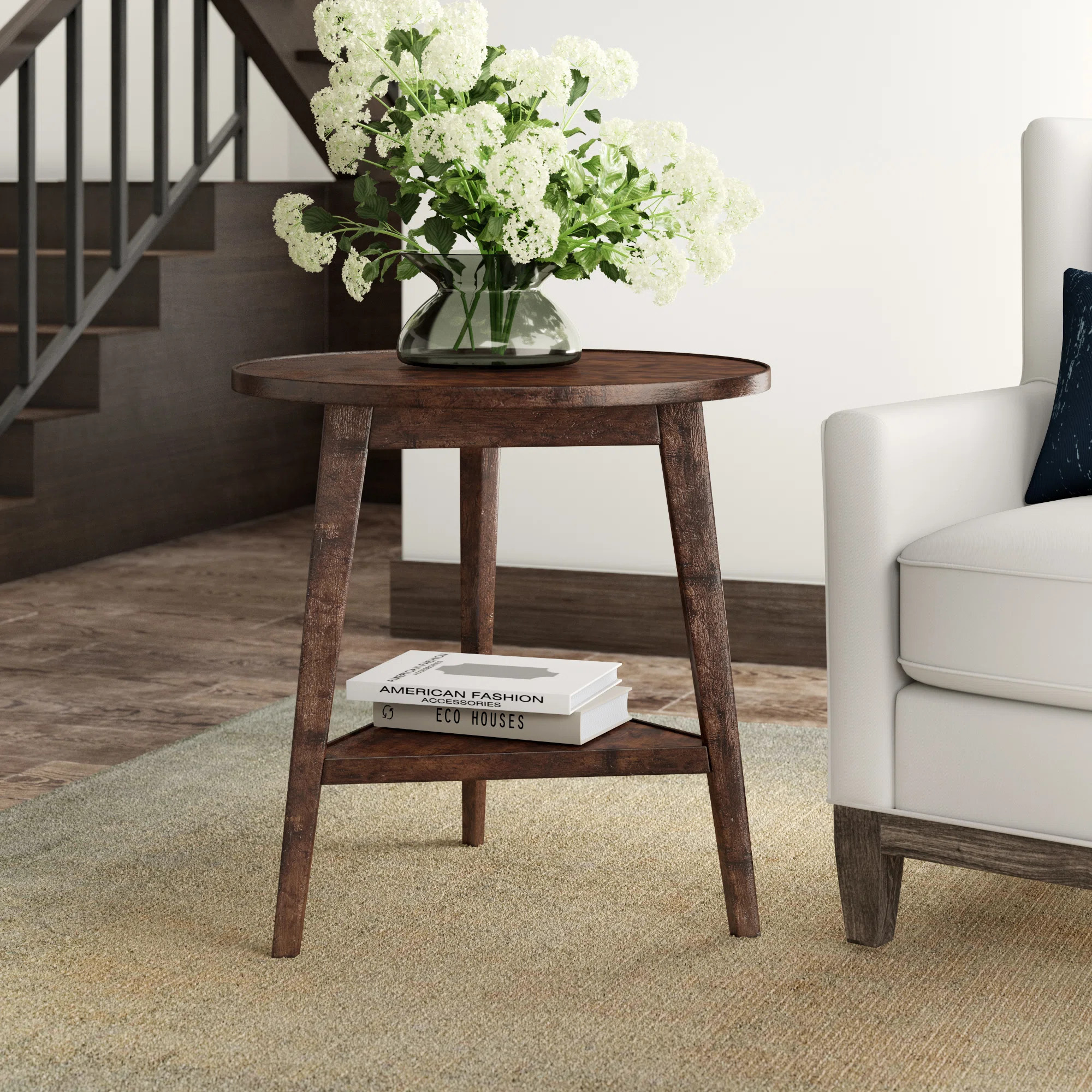Althorp - Victory Oak Tray Top End Table | Wayfair North America