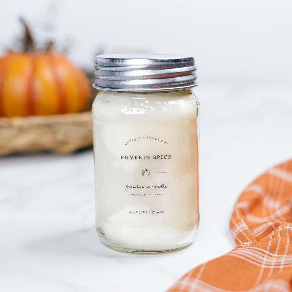 Pumpkin Spice 16 oz candle | Antique Candle Co.