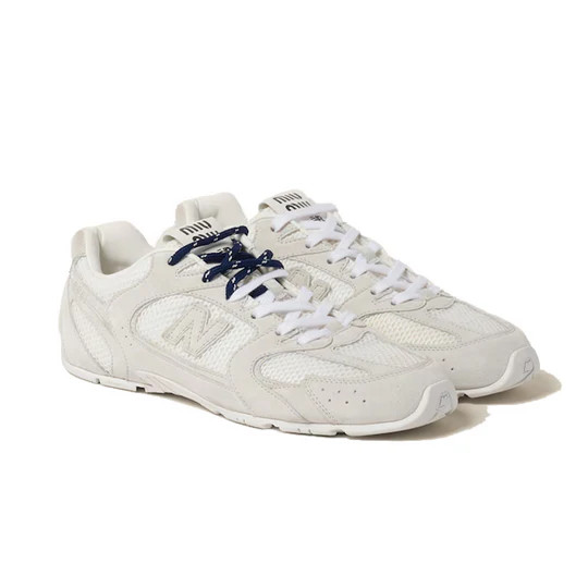 (WMNS) New Balance 530 x Miu Miu Suede Mesh 'White' 5E165E-3D8C-F0009 | KICKS CREW