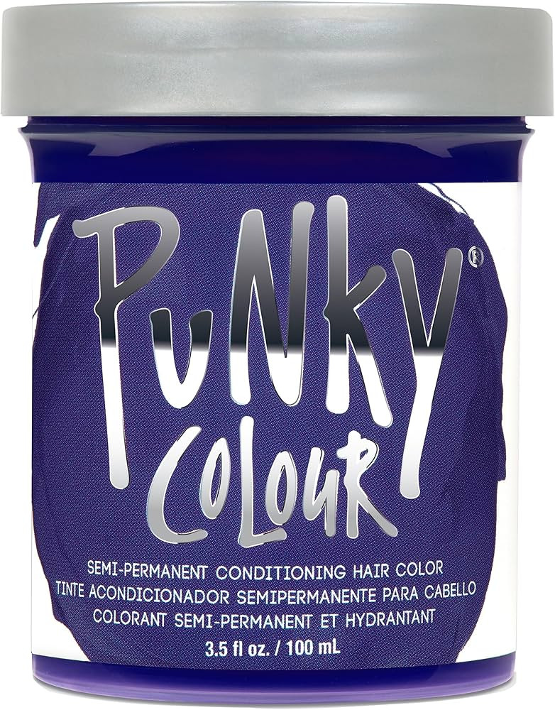 Punky Violet Semi Permanent Conditioning Hair Color | Non-Damaging Hair Dye | Vegan, PPD and Para... | Amazon (US)