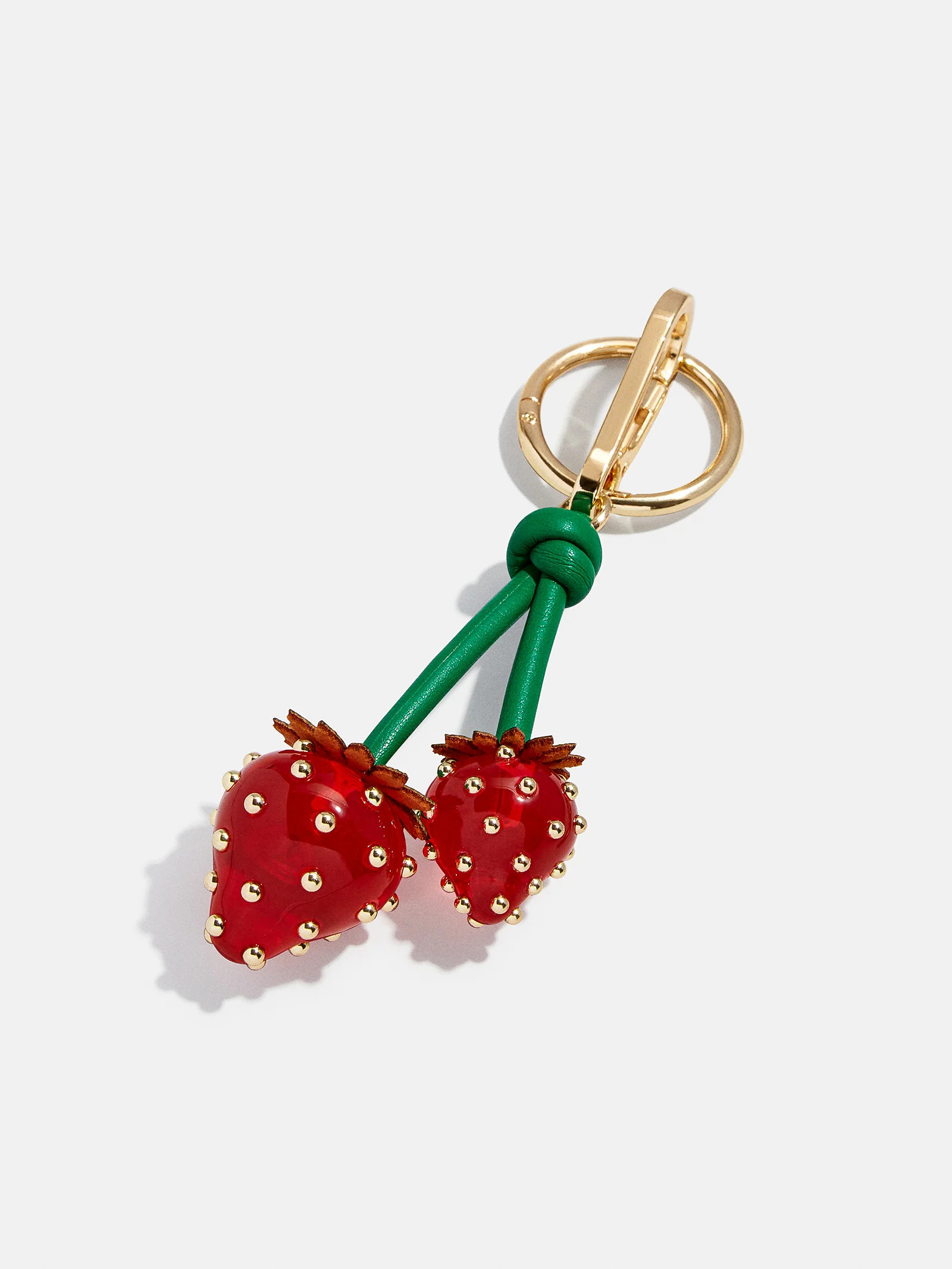 Berry Sweet Strawberry Bag Charm - Strawberry | BaubleBar