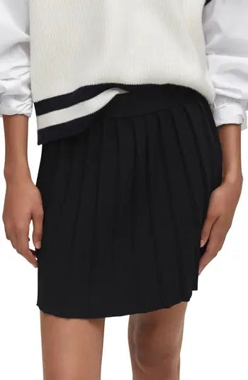 Pleated Knit Miniskirt | Nordstrom