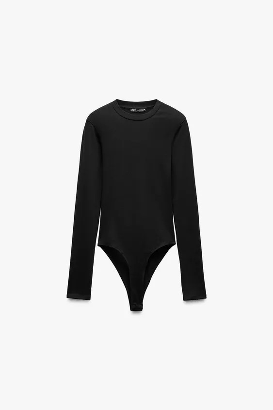 COTTON MODAL BODYSUIT | Zara US