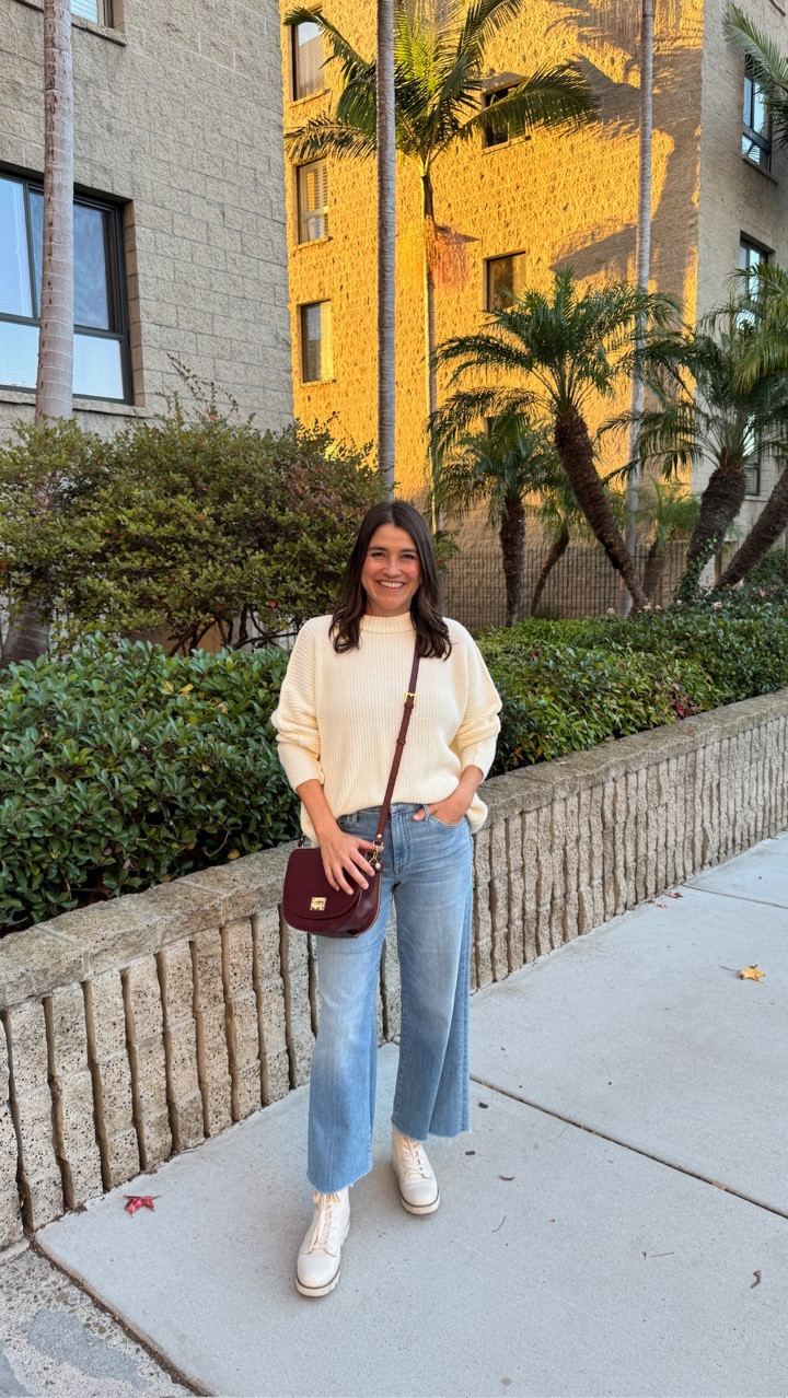 Best fall sweater: Soft, non-itchy and so stylish. I’ve linked two of the other colors I’m loving as well. Runs true to size, but if you want a more fitted look instead of the oversized look, go 2 sizes down. 
@FrankandEileen #FrankandEileenPartner #WearLoveRepeat

#LTKSeasonal #LTKStyleTip #LTKOver40
