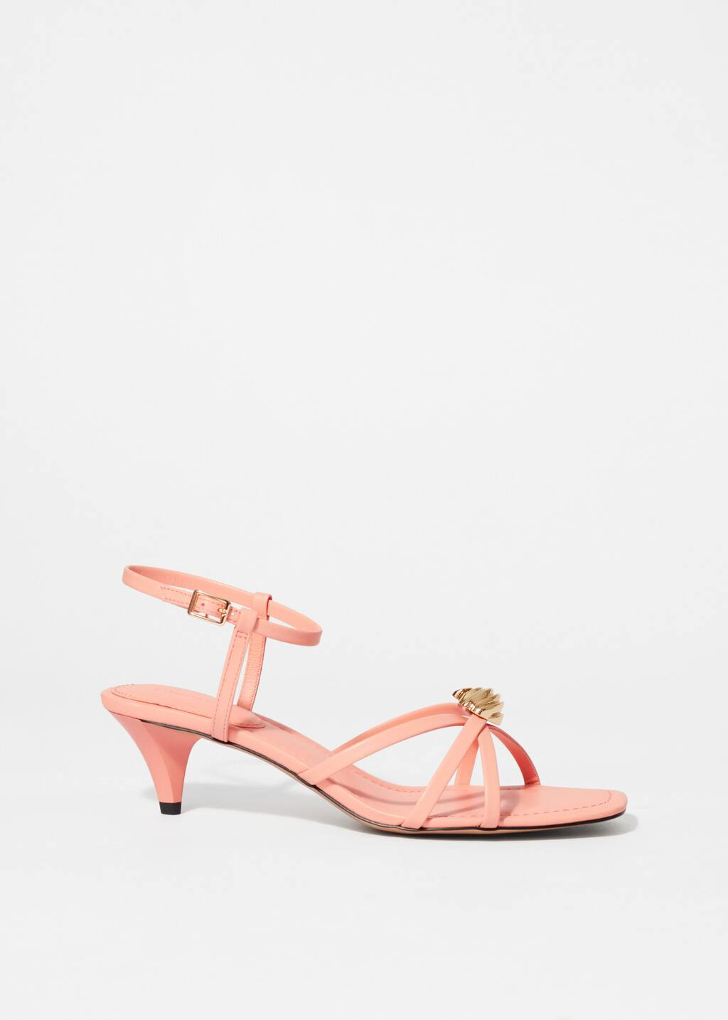 Embellished Heeled Leather Sandals | & Other Stories - US
