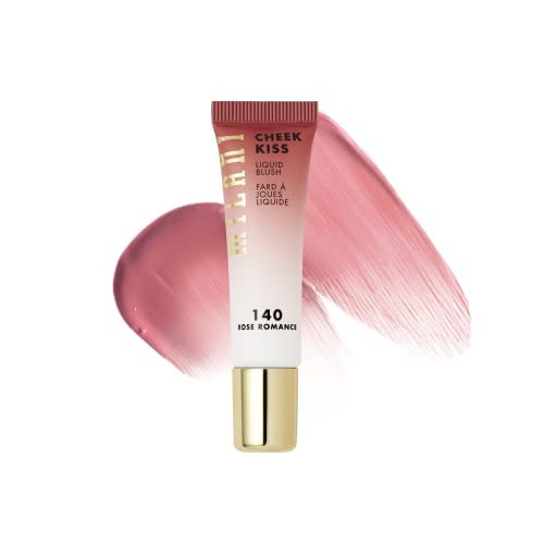 Milani Cheek Kiss Liquid Blush Makeup, Lightweight, Blendable & Buildable for Radiant Flushed Cheeks, Skin-Loving Formula - Rose Romance | Amazon (US)