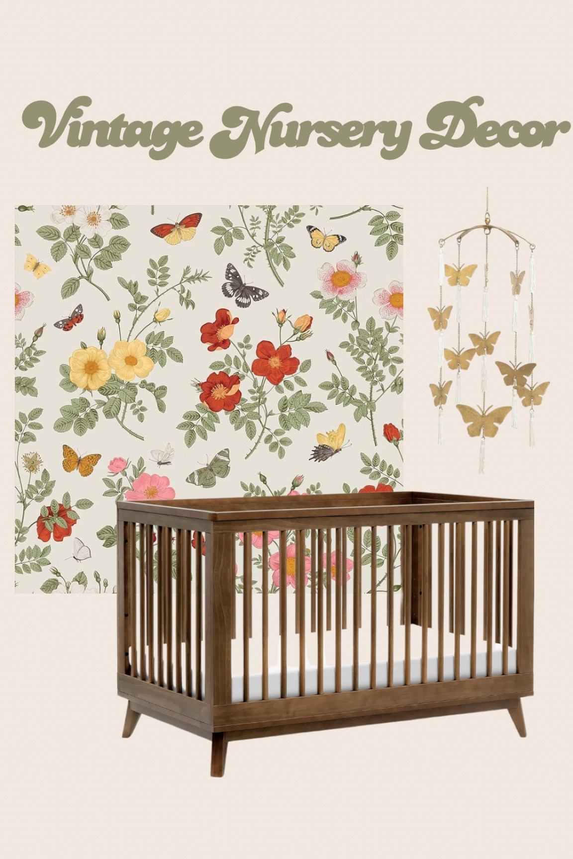 Vintage baby girl nursery decor 🦋

Vintage home, retro style, mid century, butterfly decor, wallpaper, Amazonn

#LTKkids #LTKbaby #LTKhome