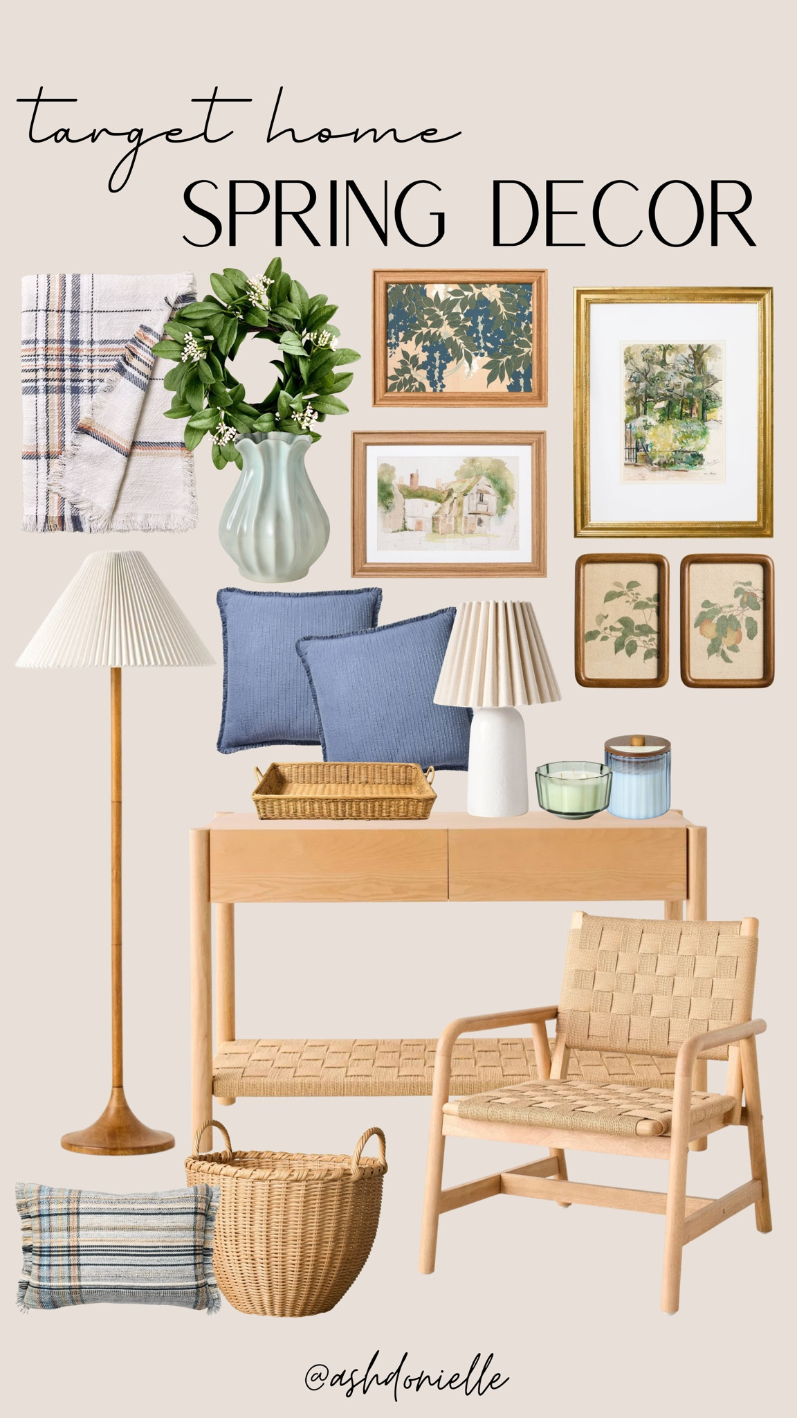 Target spring home decor

spring pastel throw pillows
coastal coffee table styling
fresh faux tulip arrangements
light wood decorative accents
neutral spring wreaths
woven baskets and textures
blue and white chinoiserie decor
elevated farmhouse centerpieces
spring mantel styling ideas
soft linen table runners

#LTKSeasonal #LTKHome #LTKSaleAlert