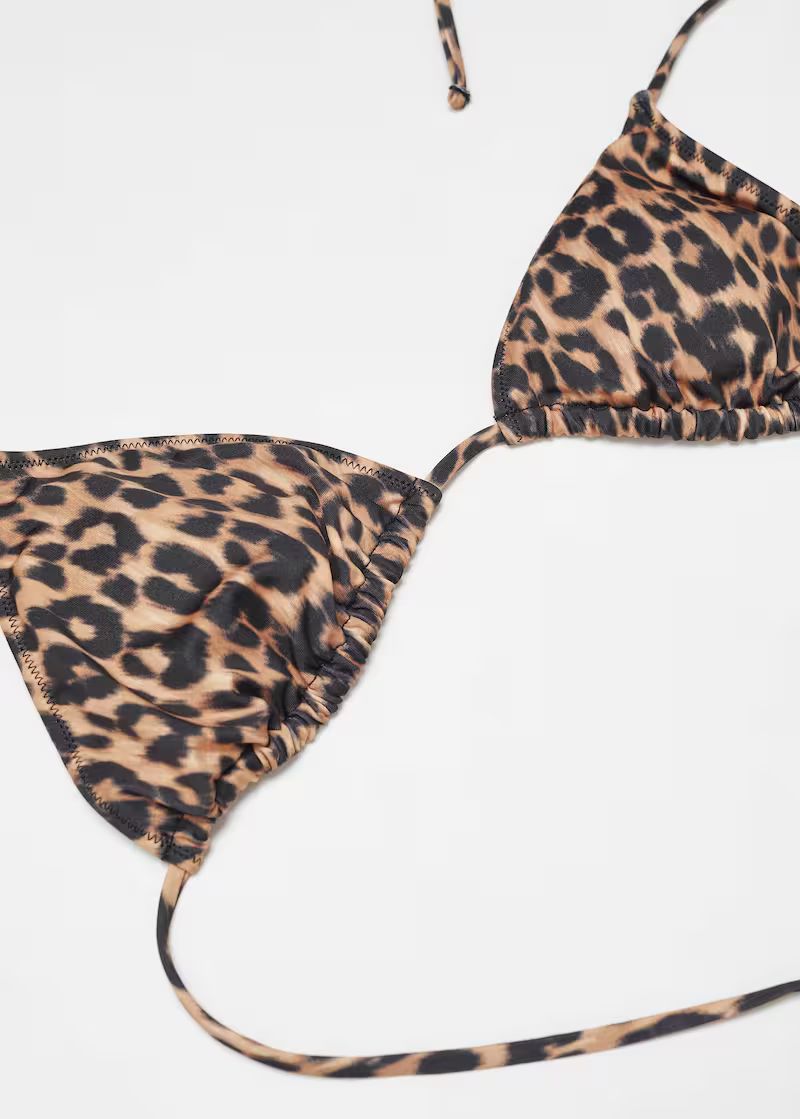 Leopard bikini bottom -  Women | Mango USA | MANGO (US)