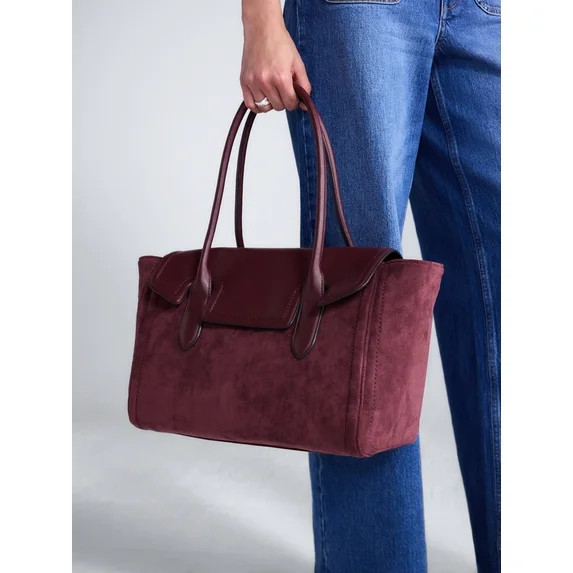 Free Assembly Women's Satchel, Deep Chanti | Walmart (US)