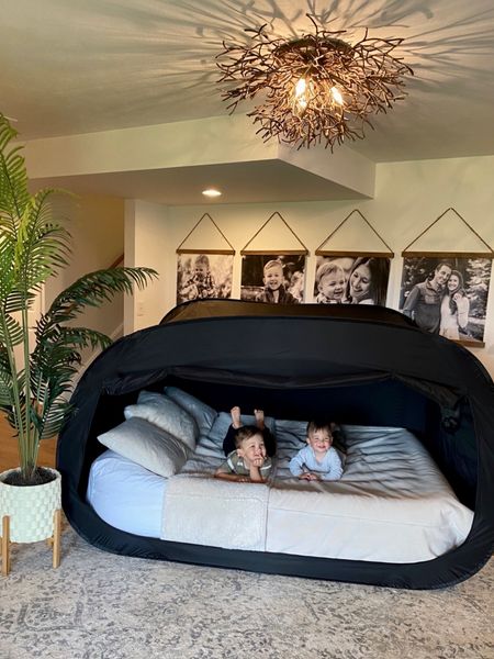 The perfect way to add privacy to a regular old air mattress! It also give it darkness so it’s peaceful and easy to sleep 

#LTKFamily #LTKKids #LTKTravel