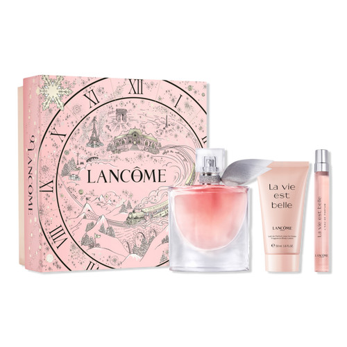 La Vie Est Belle Limited Edition Body Lotion & Perfume Holiday Travel Gift Set | Ulta
