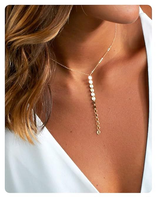 Fremttly Womens Handmade 14K Gold Filled Freshwater Pearls Simple Delicate Full Moon Ball Pendant... | Amazon (US)
