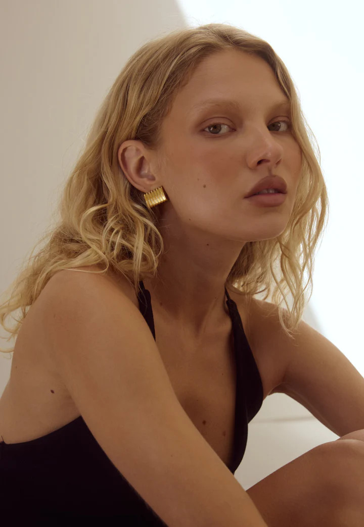 Tabi Earrings | 18k Gold | Cendre