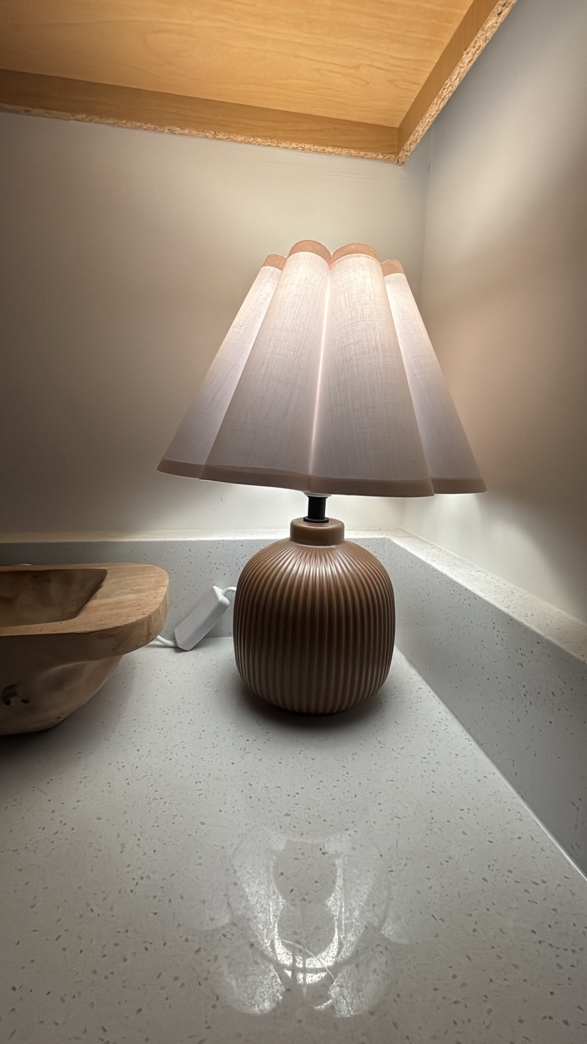 Mini lamp. Scalloped lampshade  

#LTKHome