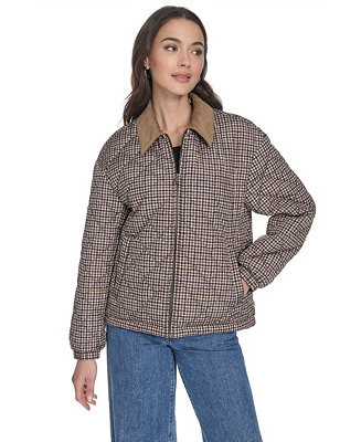 Women's Regular Diamond Quilted Jacket | Macy's