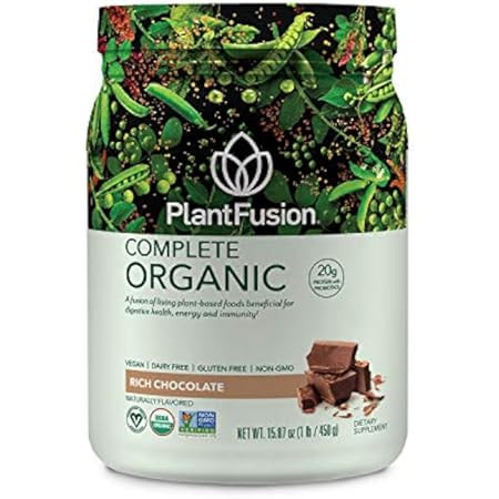 PlantFusion Vegan Protein Powder, Plant Based Protein Powder, BCAAs + Digestive Enzymes, Clean Prote | Amazon (US)