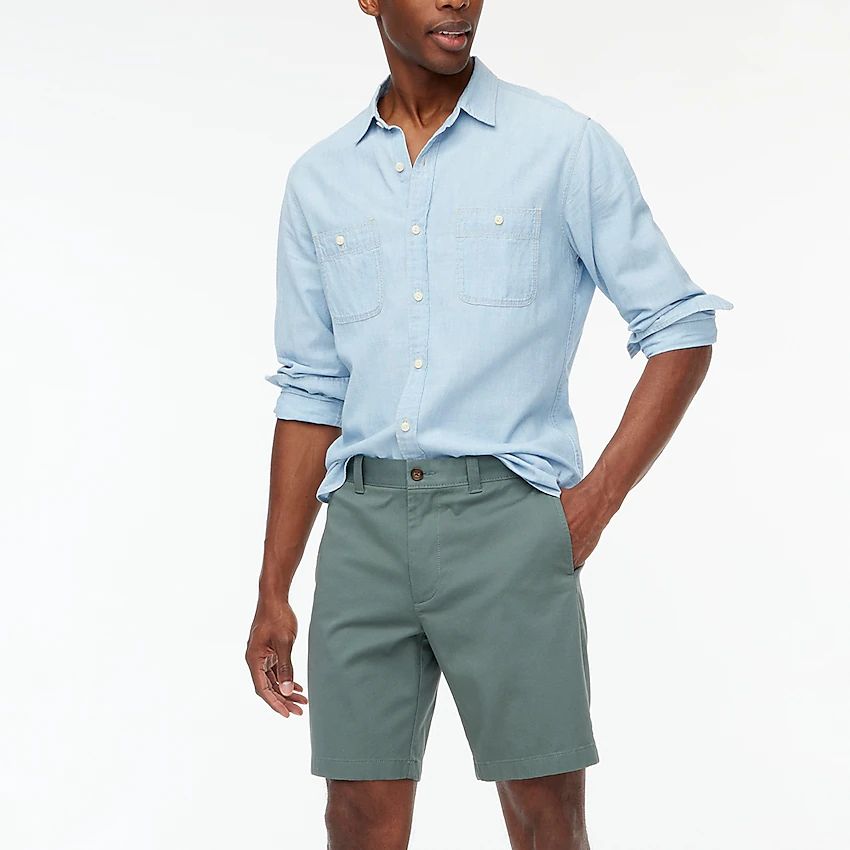 9" Gramercy flex khaki short | J.Crew Factory