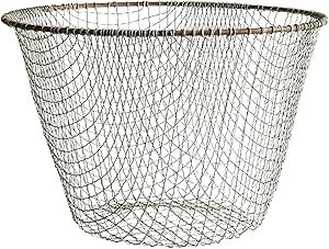 Creative Co-Op Handmade Wire Basket Metal Non-Food Storage, Large, Silver | Amazon (US)