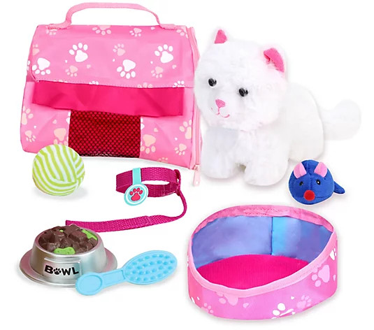 Sophia's by Teamson Kids 18" Doll Kitten &Accessories Set - QVC.com | QVC