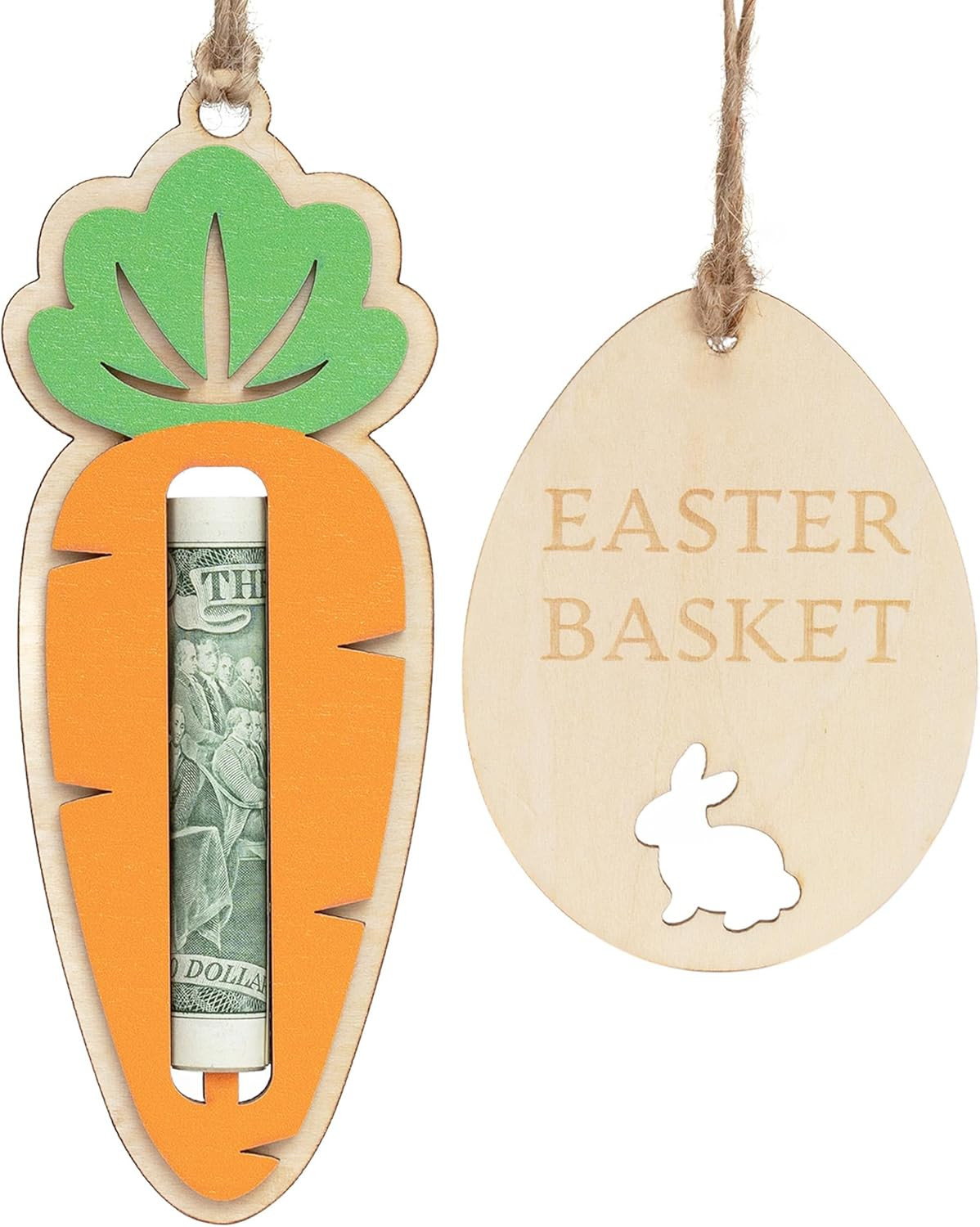 DINIZON Easter Bunny Money Holder For Cash Gift, Easter Basket Stuffers Gift Card Cash Holder Tag... | Amazon (US)