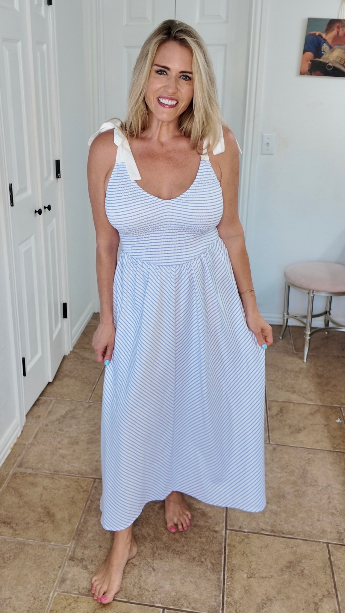 Light blue midi dress – Summer dress for moms – Affordable fashion finds - Casual summer style

#LTKSeasonal #LTKStyleTip