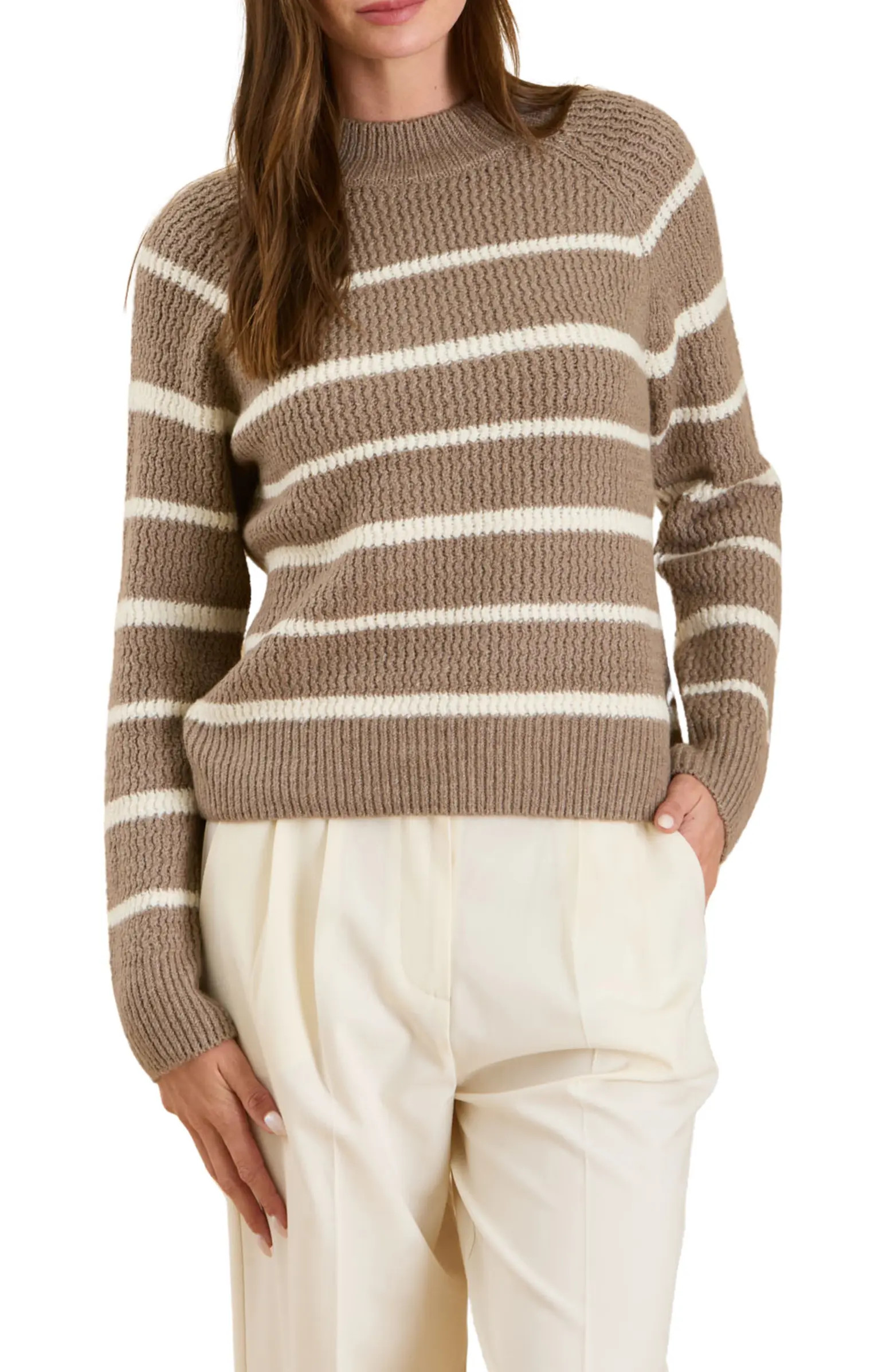 Blu Pepper Stripe Ribbed Sweater | Nordstromrack | Nordstrom Rack