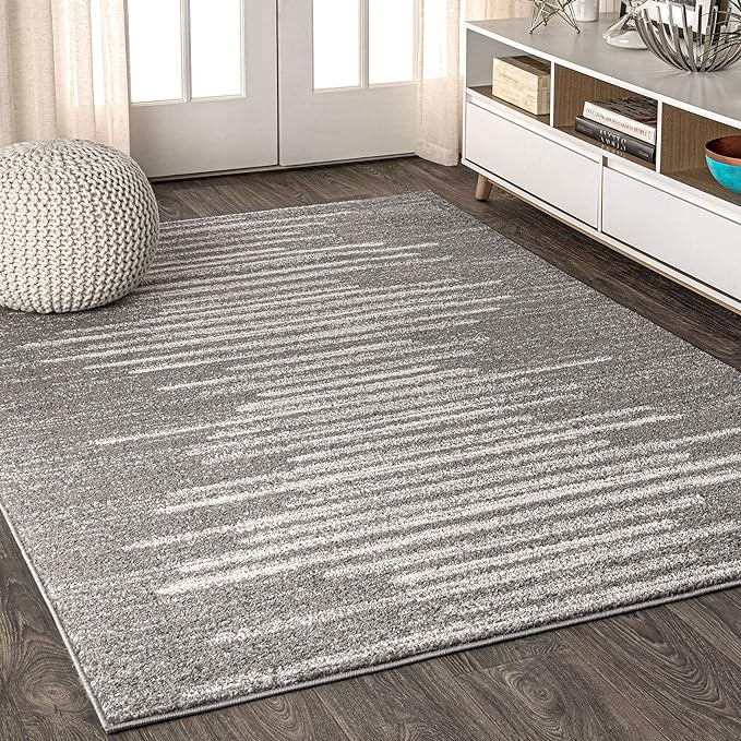 JONATHAN Y MOH205B-8 Aya Berber Stripe Geometric Indoor Farmhouse Area-Rug Bohemian Minimalistic ... | Amazon (US)