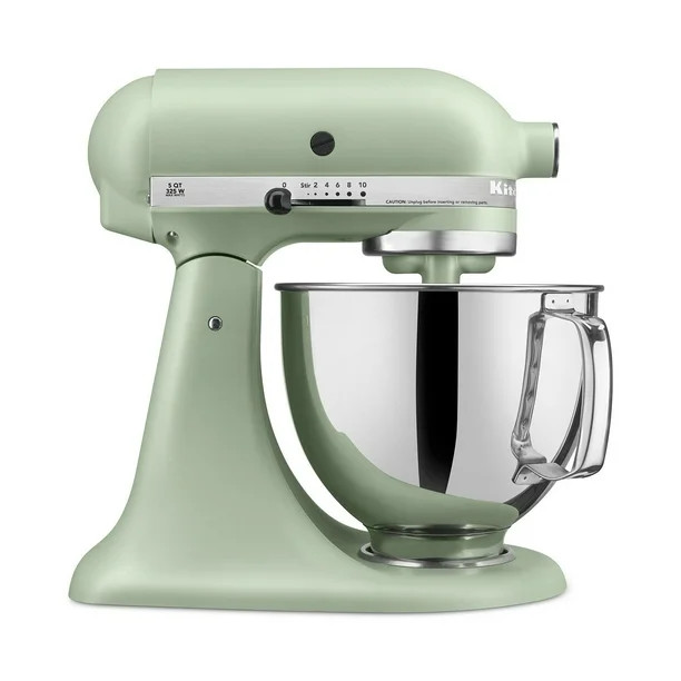 KitchenAid RRK150PI Artisan Series 5-Qt. Stand Mixer - Matte Pistachio (Refurbished) - Walmart.co... | Walmart (US)