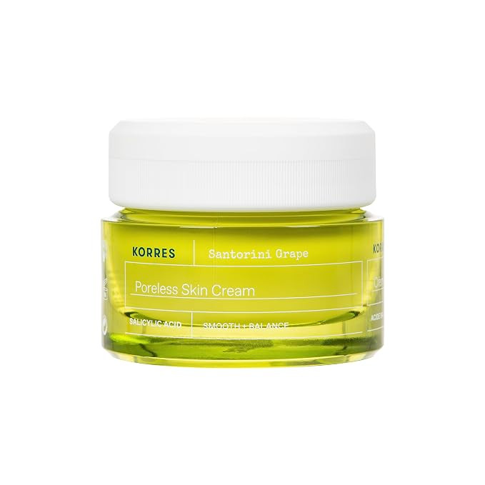 KORRES Santorini Grape Poreless Skin Care Cream, Gel Face Moisturizer with Hyaluronic acid and Sa... | Amazon (US)