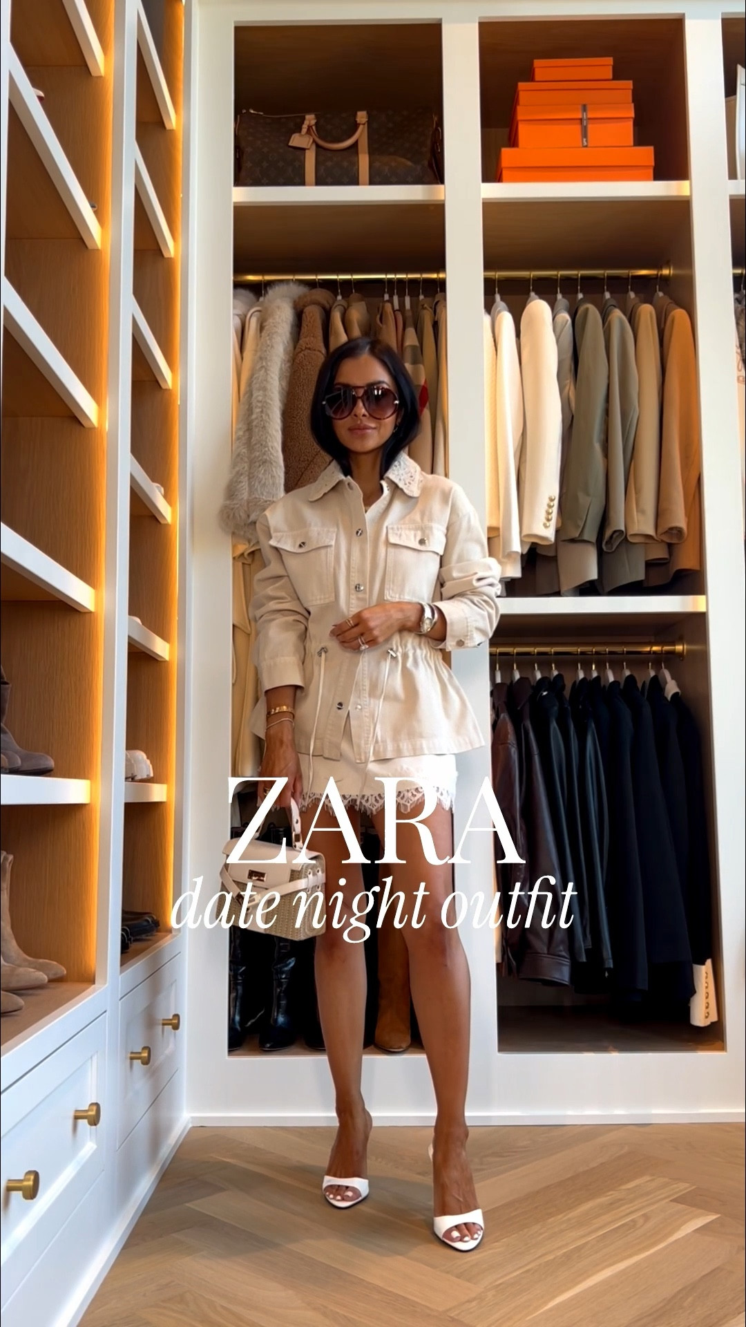 Zara spring date night outfit
Zara utility jacket
Zara lace trim skirt
Nordstrom white heels
Amazon handbag 

Spring outfit ideas Zara haul chic jackets skirt outfits lunch date

#LTKootd #LTKPetite #LTKOver40
