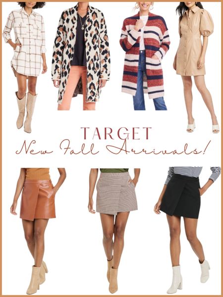 Target fall fashion, target style, target fall outfits, mini skirt, wrap skirt, target cardigan, target dress, fall dresses 

#LTKunder50 #LTKworkwear #LTKSeasonal