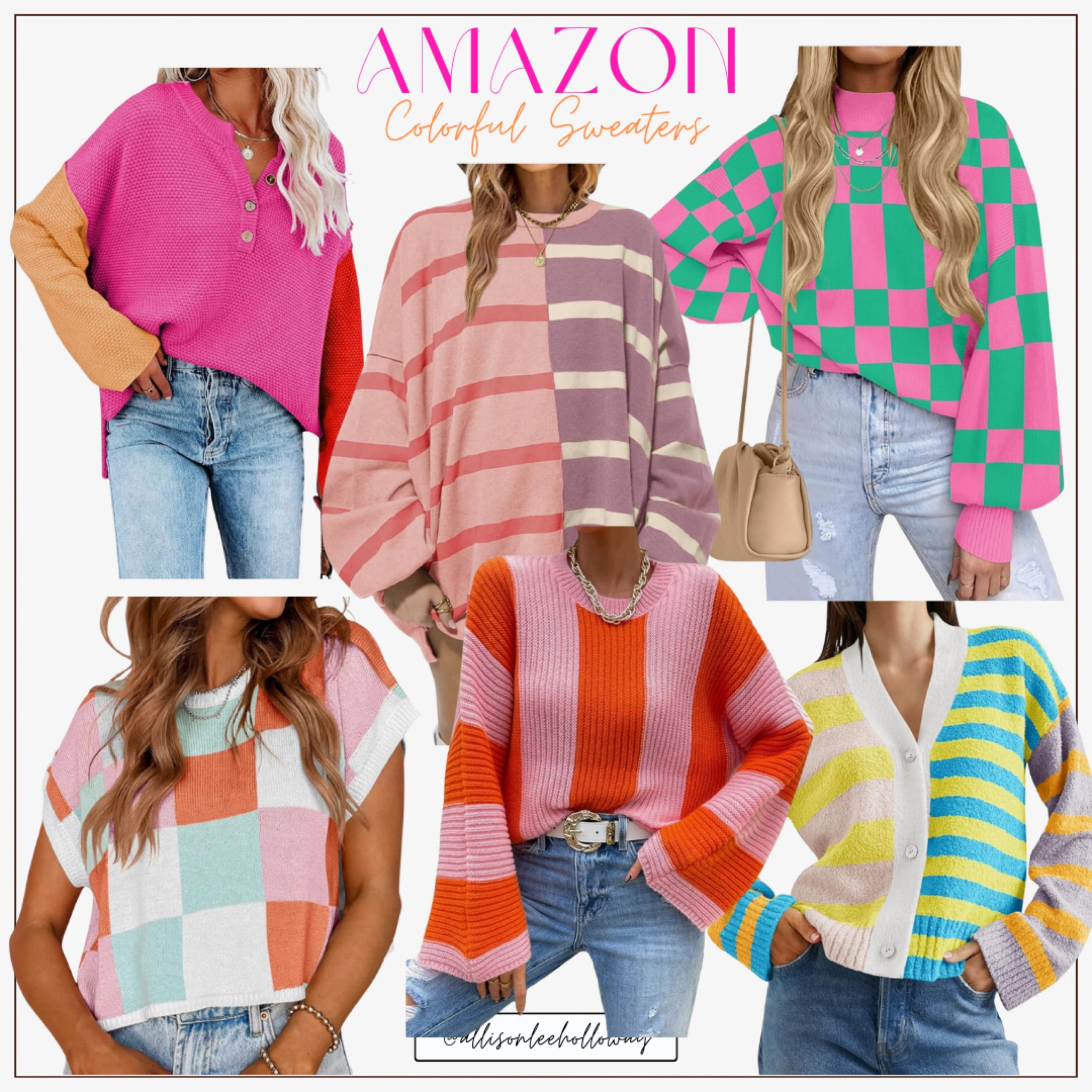 Bright, colorful sweaters for fall 🩷✨

#LTKSeasonal #LTKFindsUnder50 #LTKStyleTip