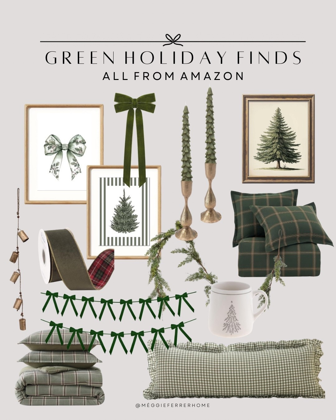 Bringing cozy, classic holiday vibes with all the green plaid, velvet, and pine details.🌲 Perfect for a timeless and festive look this season! ✨

#LTKSeasonal #LTKHome #LTKHoliday