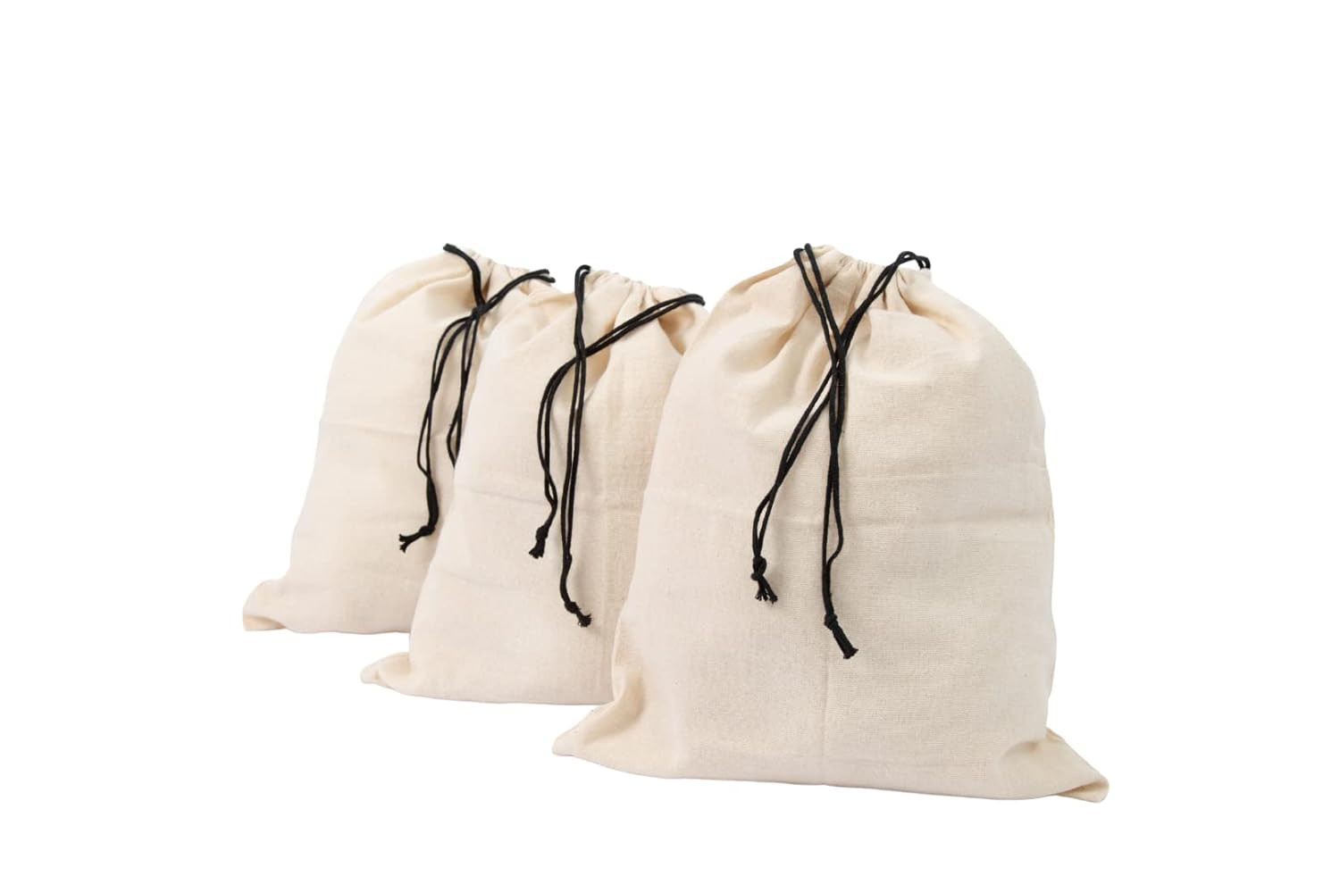 Shoe Bags for Travel Packing - Drawstring Sneaker Travel Bags - Cotton Cloth Shoe Dust Bags for S... | Amazon (US)