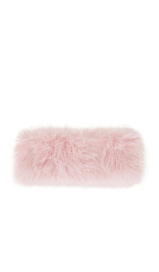 WellBeing + BeingWell Faux Fur Headband in Pink. | Revolve Clothing (Global)