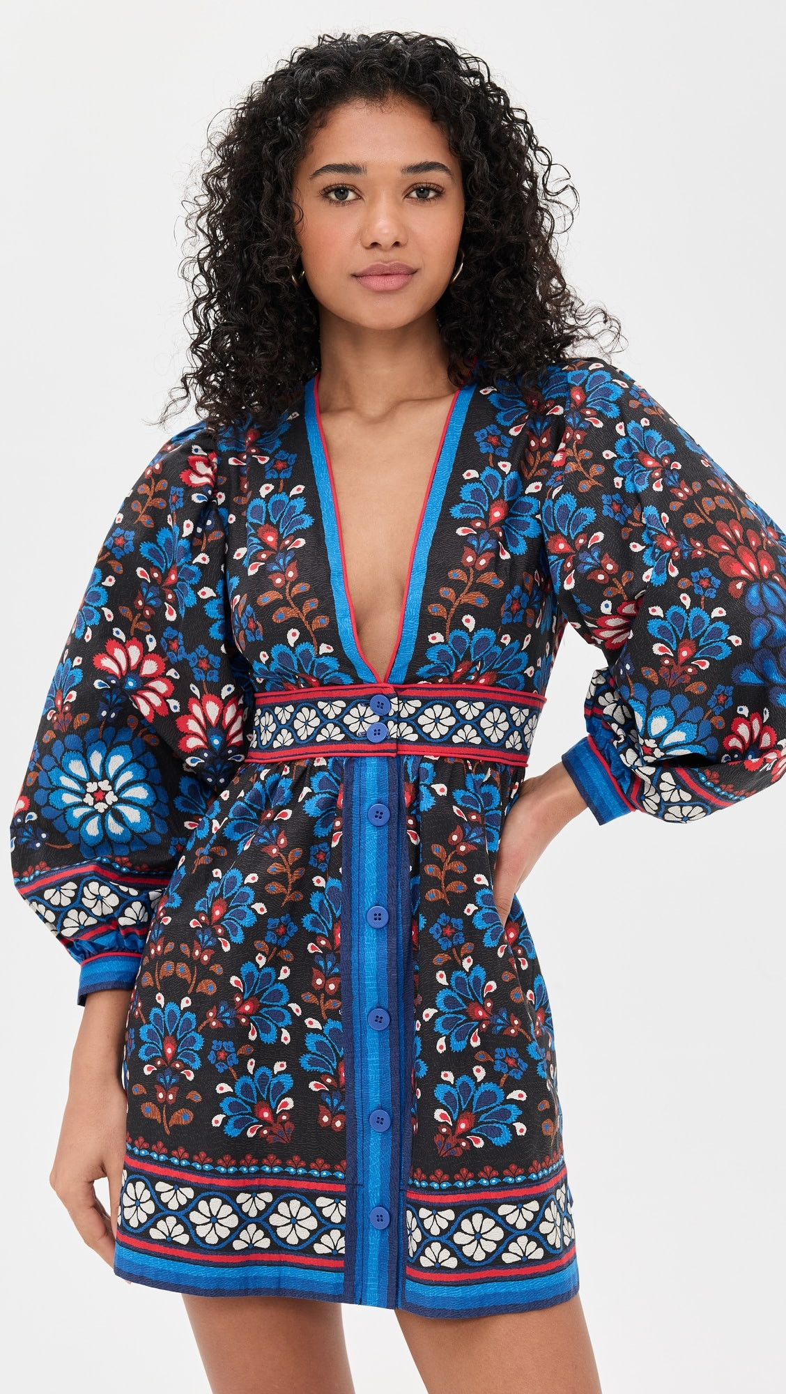 Latina Scarf Black Mini Dress | Shopbop