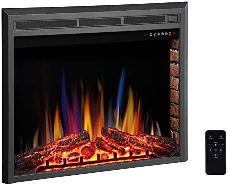 R.W.FLAME 39" Electric Fireplace Insert,Freestanding & Recessed Electric Stove Heater,Touch Scree... | Amazon (US)