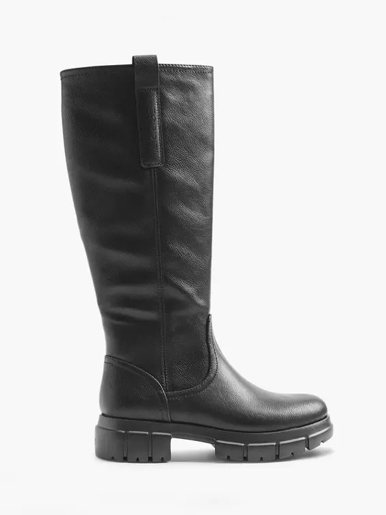 Esprit Black Chunky Long Leg Boot | Deichmann (DE)