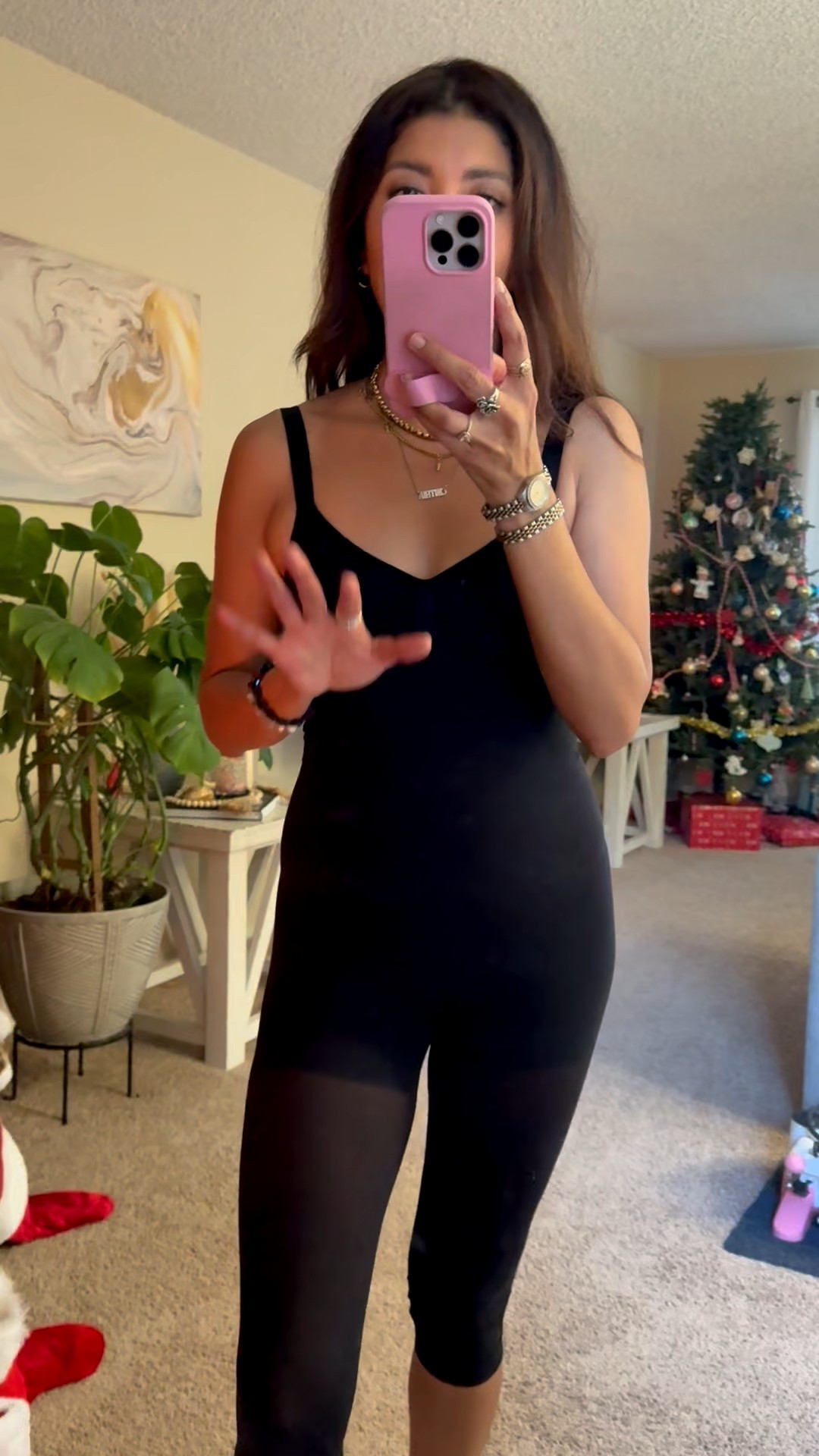 Obsessed with this Shapellx Full Body Shapewear — the smoothing, snatching, sculpting magic every outfit deserves. ✨
I’m wearing size L, and wow… the tummy control + compression is next level!
Wear it under everything or as a full look with a blazer, long sherpa coat, boots, heels — make it your own, babe.
This is that confidence piece. 💫



shapellx, full body shapewear, shapewear for women, tummy control shapewear, sheer shapewear, footless pantyhose shapewear, compression shapewear, smoothing bodysuit, holiday outfit essentials, snatching shapewear, outfit base layer, sheer bodysuit, under dress shapewear, shapewear review, shapewear try on, size L shapellx, winter layering essentials, mom style, chic outfit ideas, blazer outfit, sherpa coat outfit


#LTKootd #LTKGiftGuide #LTKmomlife